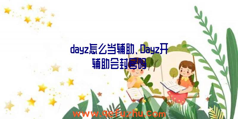 dayz怎么当辅助、Dayz开辅助会封号吗