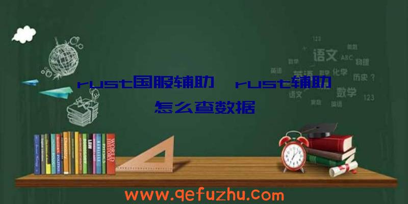 rust国服辅助、rust辅助怎么查数据