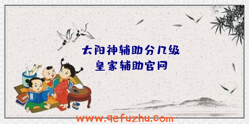 rust太阳神辅助分几级、rust皇家辅助官网