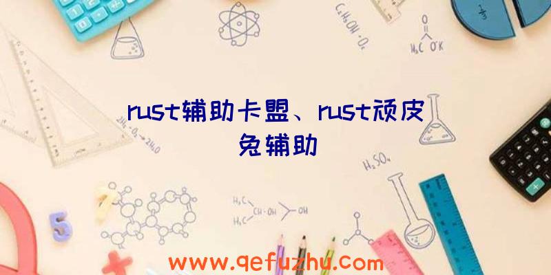 rust辅助卡盟、rust顽皮兔辅助