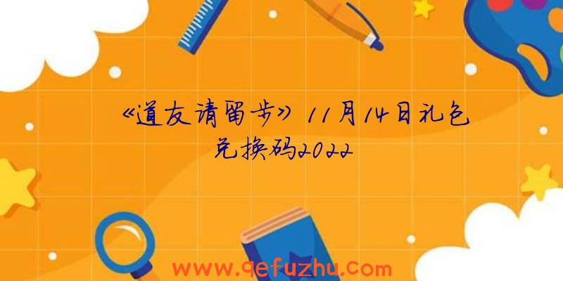 《道友请留步》11月14日礼包兑换码2022
