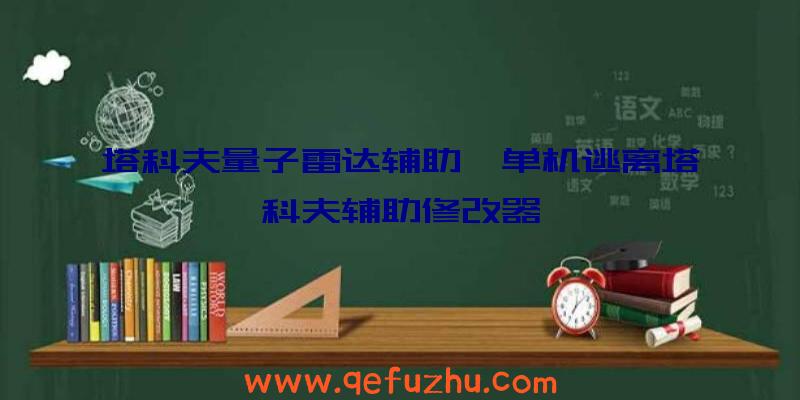 塔科夫量子雷达辅助、单机逃离塔科夫辅助修改器