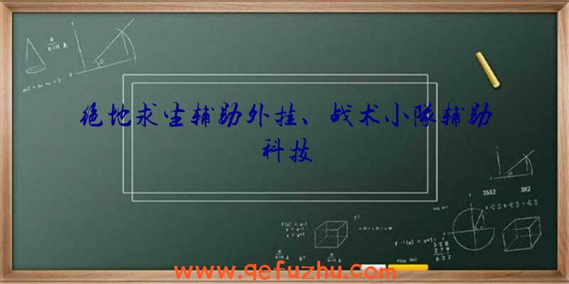 绝地求生辅助外挂、战术小队辅助科技