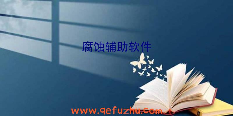 腐蚀辅助软件